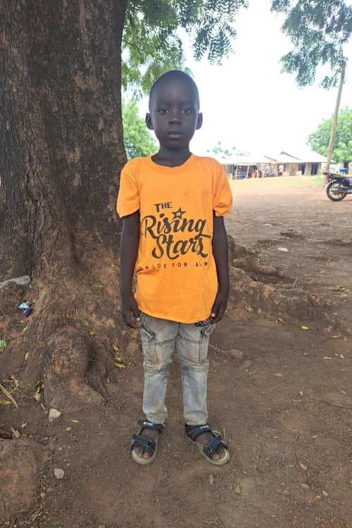 An unsponsored boy named Nathanael from Ghana who lives in an AIDS-affected area and has waited 402 days for a sponsor.