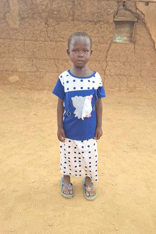 An unsponsored girl named Phoebe from Ghana who lives in an AIDS-affected area and has waited 342 days for a sponsor.