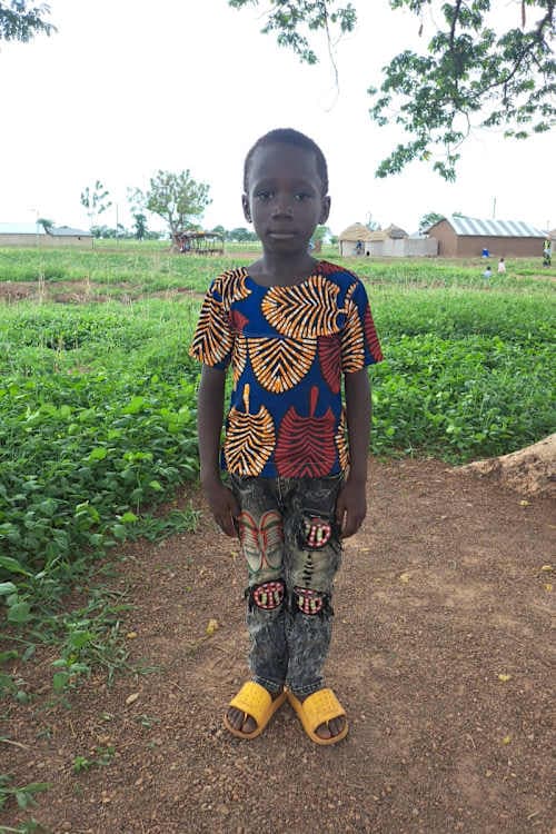 An unsponsored boy named David from Ghana who lives in an AIDS-affected area and has waited 437 days for a sponsor.