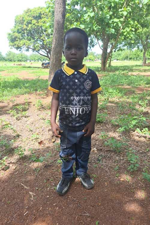 An unsponsored boy named Dana from Ghana who lives in an AIDS-affected area and has waited 420 days for a sponsor.