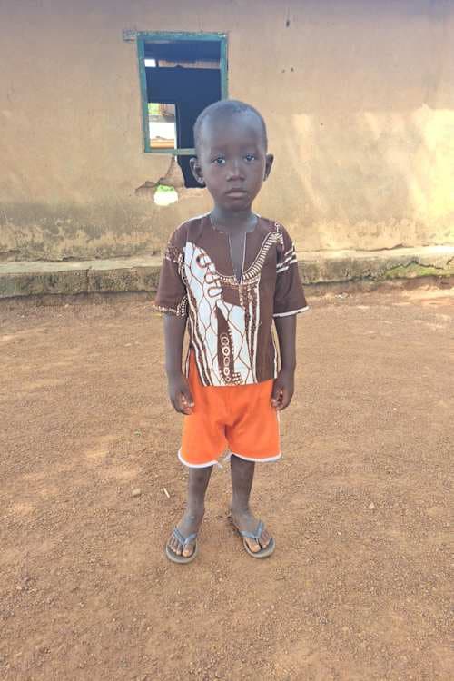 An unsponsored boy named Nikitibi from Ghana who lives in an AIDS-affected area and has waited 362 days for a sponsor.