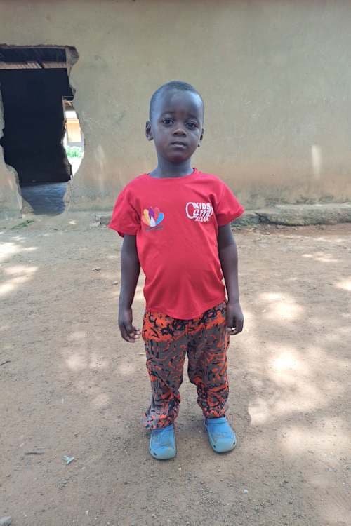 An unsponsored boy named Seuwubor from Ghana who lives in an AIDS-affected area and has waited 362 days for a sponsor.