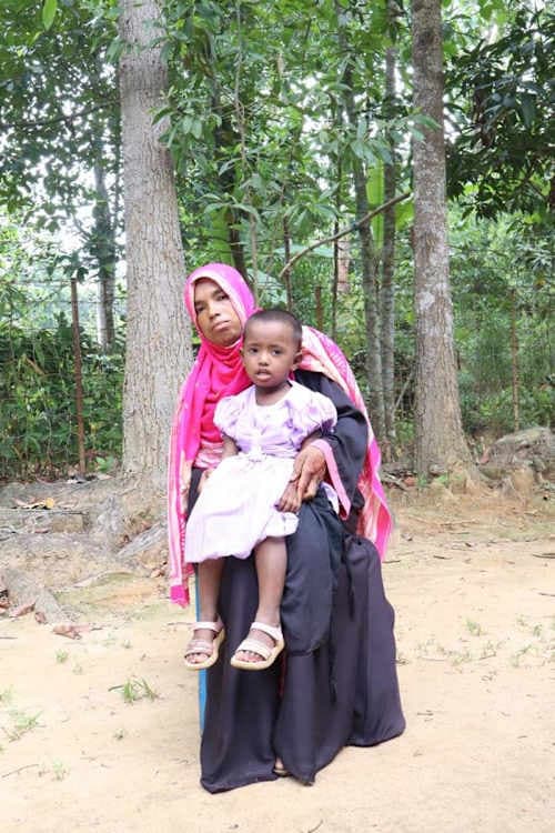 An unsponsored girl named Alifa from Bangladesh who is vulnerable to exploitation and has waited 447 days for a sponsor.