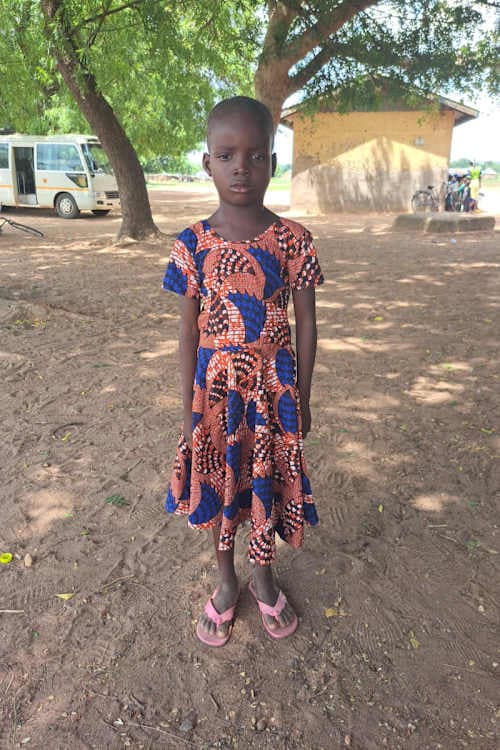 An unsponsored girl named Madidobi from Ghana who lives in an AIDS-affected area and has waited 342 days for a sponsor.
