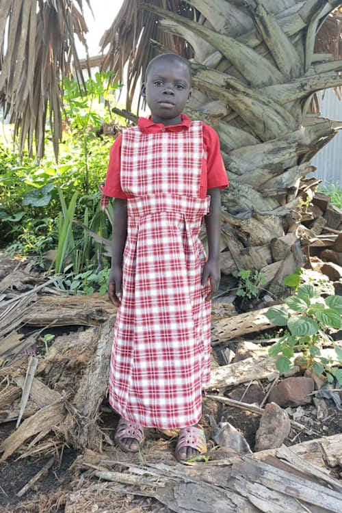 An unsponsored girl named Vicky from Uganda who lives in an AIDS-affected area, is vulnerable to exploitation and has waited 495 days for a sponsor.