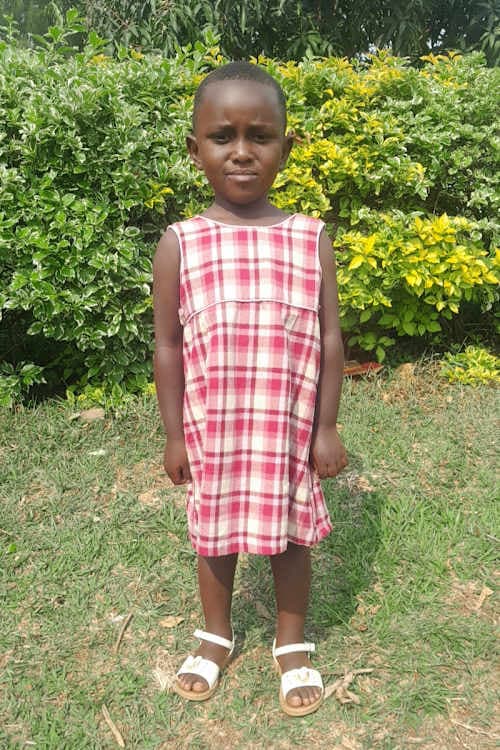 An unsponsored girl named Benigne from Rwanda who lives in an AIDS-affected area, is vulnerable to exploitation and has waited 501 days for a sponsor.