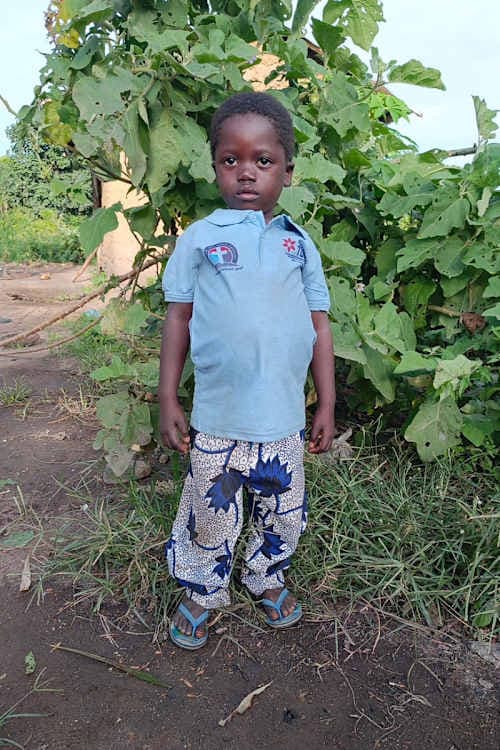 An unsponsored boy named Amewouga from Togo who lives in an AIDS-affected area, is vulnerable to exploitation and has waited 308 days for a sponsor.
