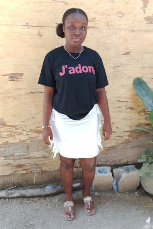 An unsponsored girl named Jennika from Haiti who is vulnerable to exploitation and has waited 430 days for a sponsor.