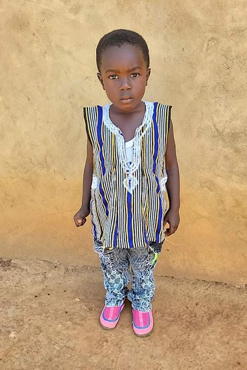 An unsponsored boy named Emeric from Togo who lives in an AIDS-affected area, is vulnerable to exploitation and has waited 303 days for a sponsor.
