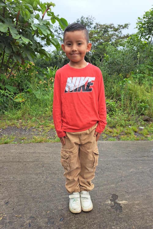 An unsponsored boy named Jared from Ecuador who has waited 495 days for a sponsor.