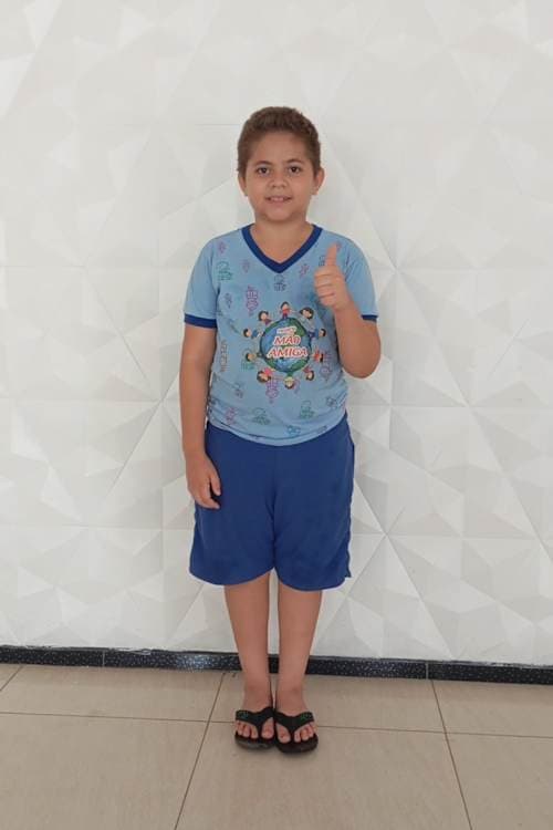 An unsponsored boy named Dericke from Brazil who has waited 797 days for a sponsor.