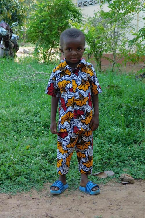 An unsponsored boy named Mark from Togo who lives in an AIDS-affected area, is vulnerable to exploitation and has waited 258 days for a sponsor.
