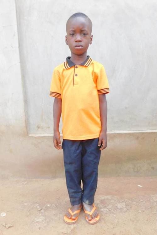 An unsponsored boy named Simon from Togo who lives in an AIDS-affected area, is vulnerable to exploitation and has waited 256 days for a sponsor.
