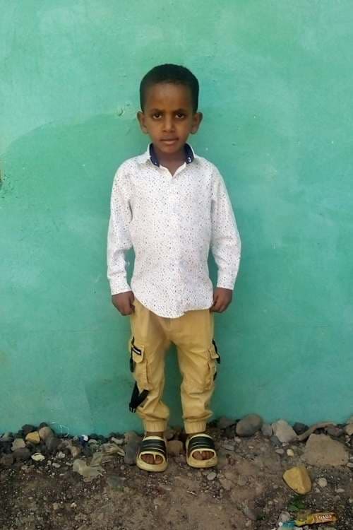 An unsponsored boy named Mubarek from Ethiopia who lives in an AIDS-affected area, is vulnerable to exploitation and has waited 429 days for a sponsor.