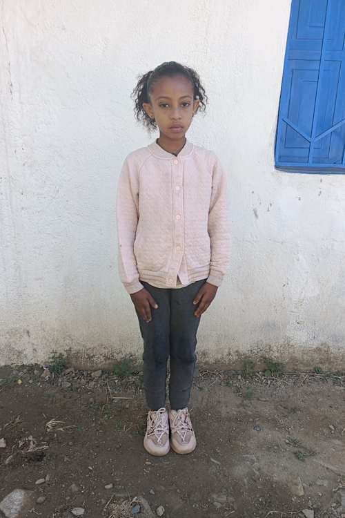 An unsponsored girl named Eldana from Ethiopia who lives in an AIDS-affected area, is vulnerable to exploitation and has waited 473 days for a sponsor.