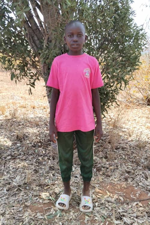 An unsponsored boy named B Rumba from Kenya who lives in an AIDS-affected area and has waited 650 days for a sponsor.