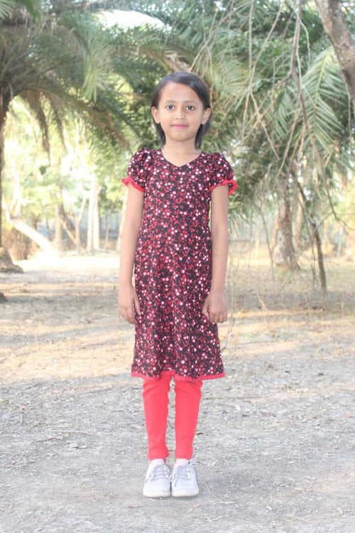 An unsponsored girl named Margaret from Bangladesh who is vulnerable to exploitation and has waited 351 days for a sponsor.