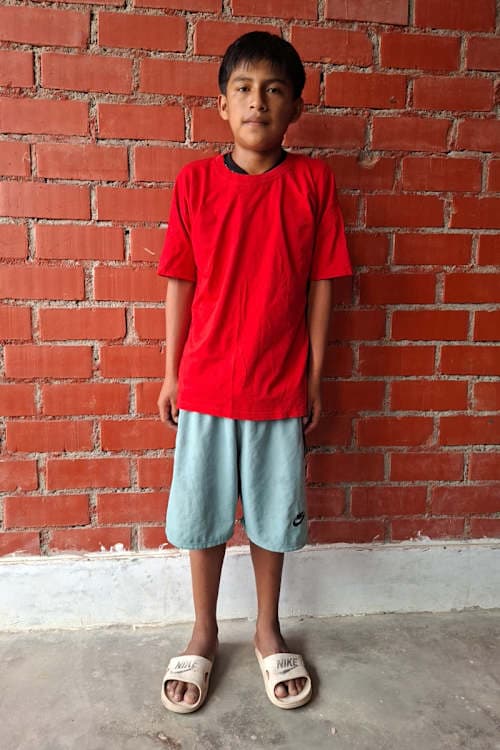 An unsponsored boy named Jairo from Peru who has waited 414 days for a sponsor.