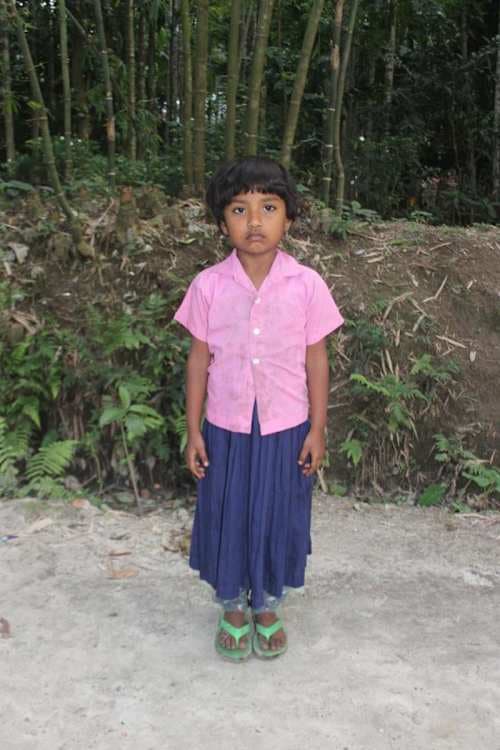 An unsponsored girl named Sathi from Bangladesh who is vulnerable to exploitation and has waited 464 days for a sponsor.