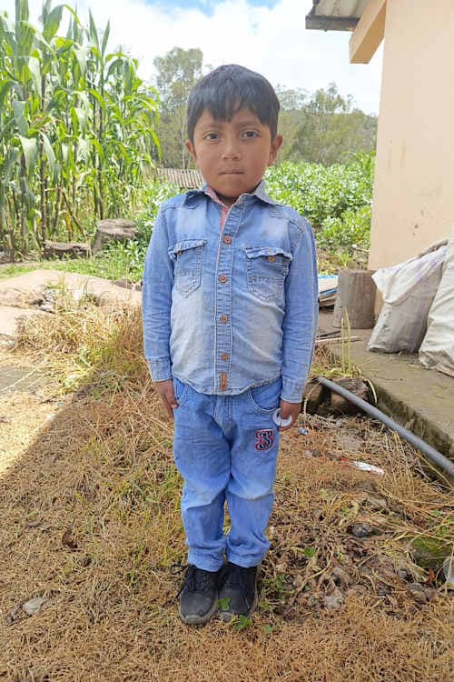 An unsponsored boy named Nhemias from Ecuador who has waited 583 days for a sponsor.