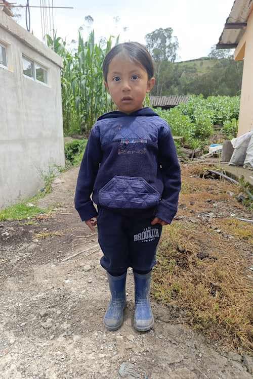 An unsponsored boy named Gael from Ecuador who has waited 583 days for a sponsor.