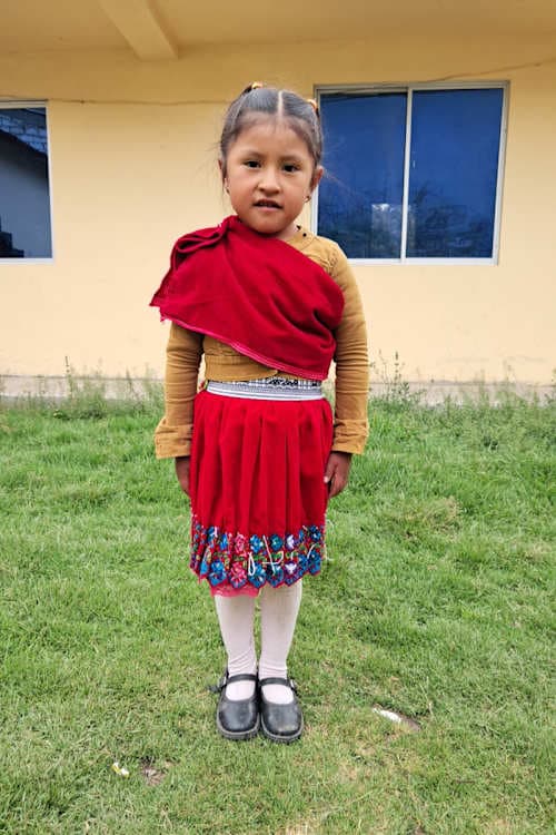 An unsponsored girl named Skayli from Ecuador who has waited 578 days for a sponsor.