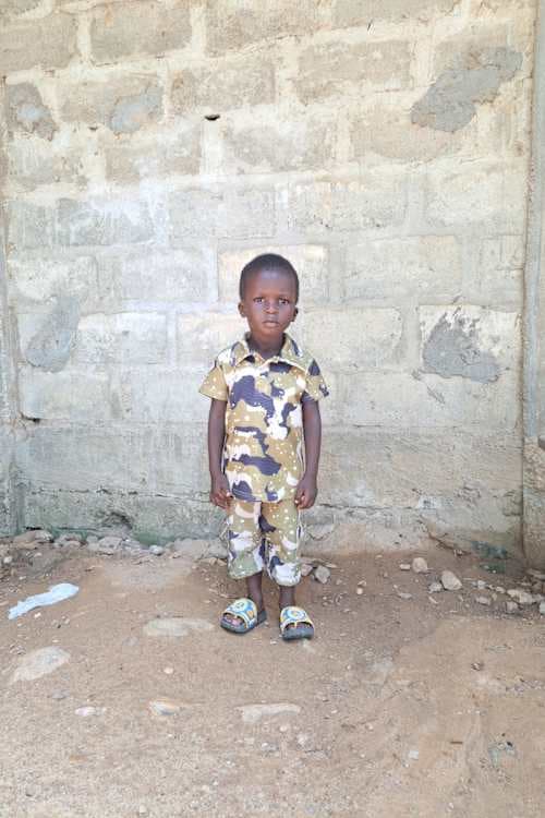 An unsponsored boy named Crépin from Togo who lives in an AIDS-affected area, is vulnerable to exploitation and has waited 625 days for a sponsor.