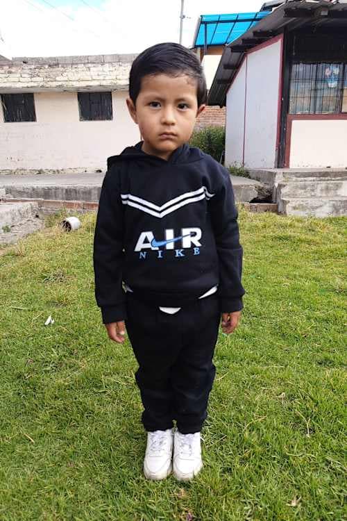 An unsponsored boy named Mateo from Ecuador who has waited 586 days for a sponsor.