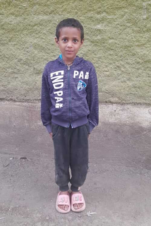 An unsponsored boy named Ayalkibet from Ethiopia who lives in an AIDS-affected area, is vulnerable to exploitation and has waited 583 days for a sponsor.