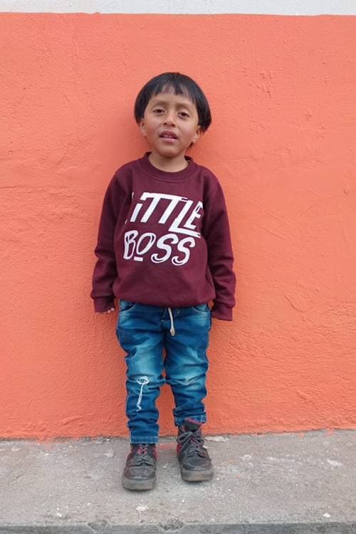 An unsponsored boy named Mathew from Ecuador who has waited 580 days for a sponsor.