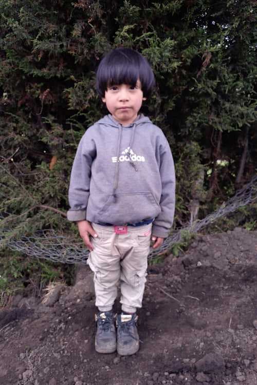 An unsponsored boy named Santi from Ecuador who has waited 585 days for a sponsor.