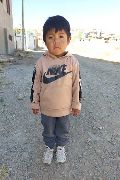 An unsponsored boy named Daniel from Bolivia who has waited 603 days for a sponsor.