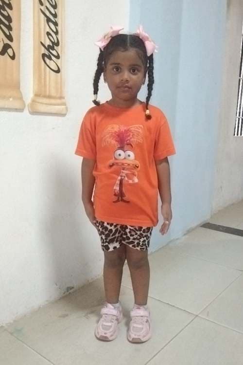 An unsponsored girl named Belen from Colombia who has waited 600 days for a sponsor.