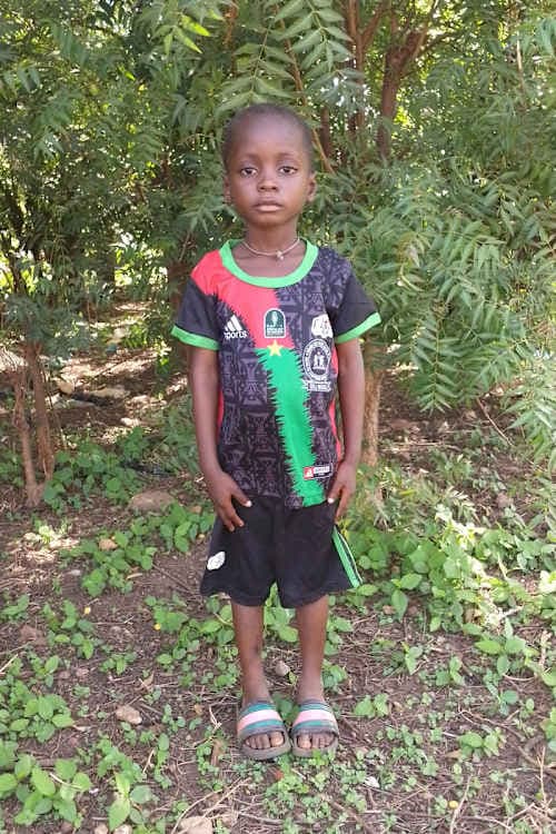 An unsponsored boy named Yikpan from Burkina Faso who lives in an AIDS-affected area, is vulnerable to exploitation and has waited 585 days for a sponsor.