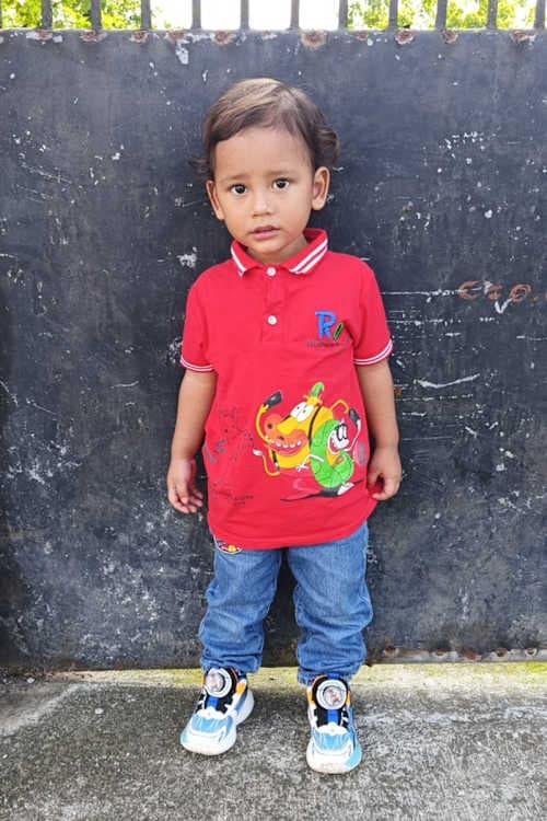 An unsponsored boy named Jared from Ecuador who has waited 584 days for a sponsor.