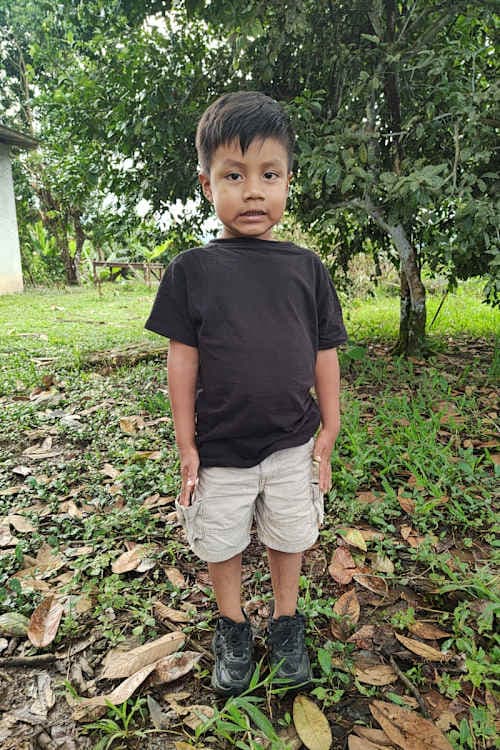An unsponsored boy named Liam from Ecuador who has waited 580 days for a sponsor.