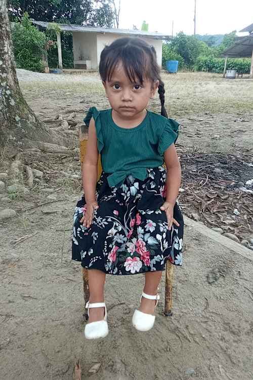 An unsponsored girl named Sol from Ecuador who has waited 606 days for a sponsor.