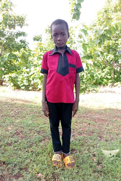 An unsponsored boy named Marcel from Burkina Faso who lives in an AIDS-affected area, is vulnerable to exploitation and has waited 452 days for a sponsor.