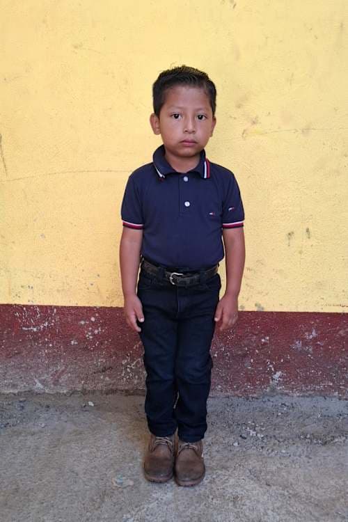 An unsponsored boy named Jefferson from Guatemala who has waited 600 days for a sponsor.