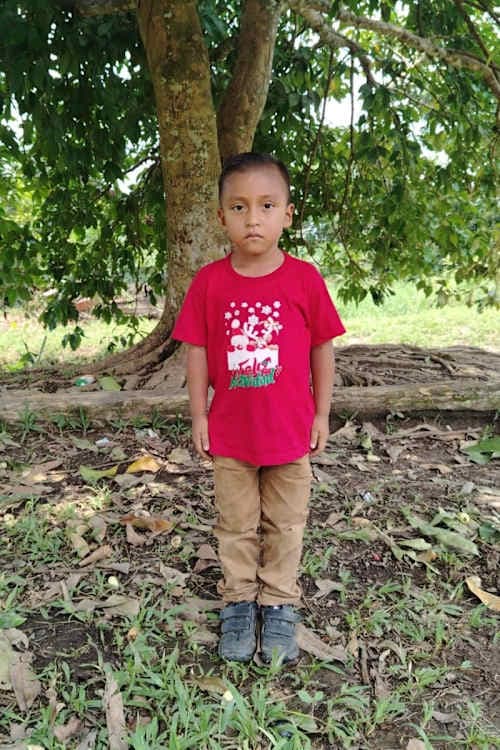 An unsponsored boy named Esteban from Ecuador who has waited 602 days for a sponsor.