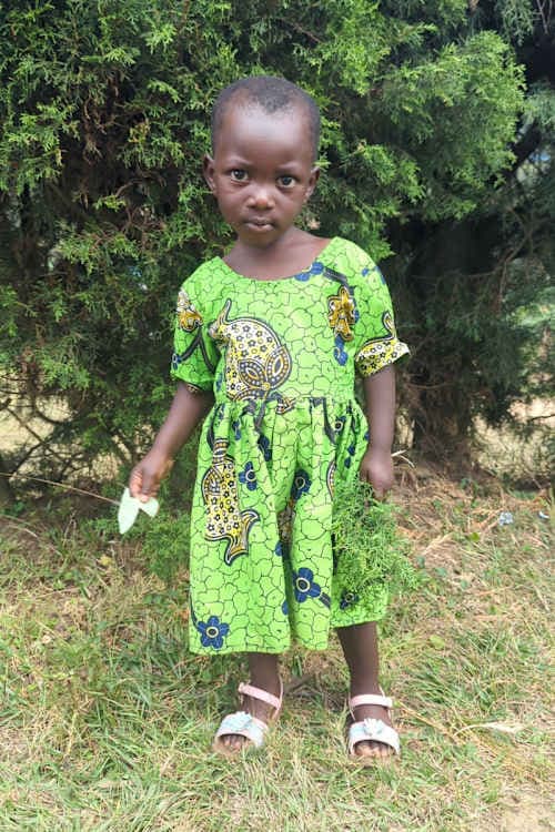 An unsponsored girl named Daniella from Rwanda who lives in an AIDS-affected area, is vulnerable to exploitation and has waited 581 days for a sponsor.