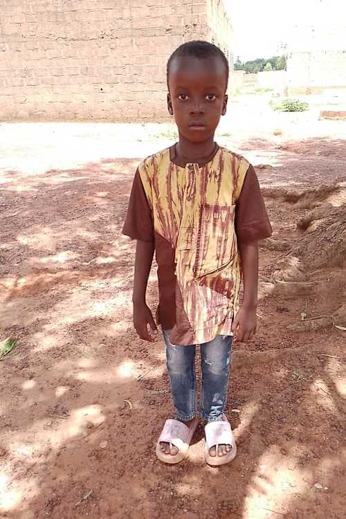 An unsponsored boy named Issouf from Burkina Faso who lives in an AIDS-affected area, is vulnerable to exploitation and has waited 585 days for a sponsor.