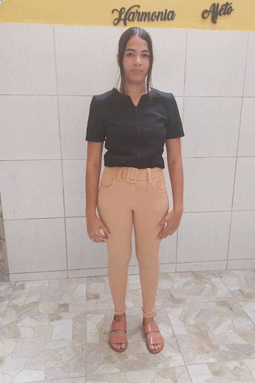 An unsponsored girl named Thayane from Brazil who has waited 503 days for a sponsor.