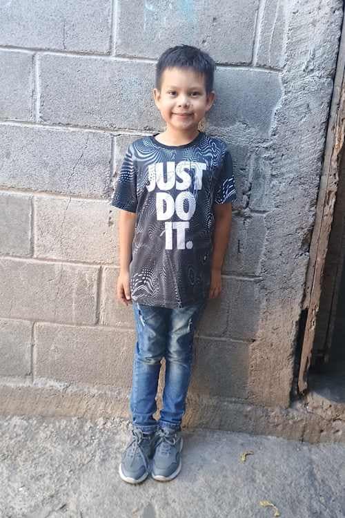 An unsponsored boy named Mathias from Honduras who has waited 478 days for a sponsor.